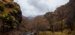 Erzurum'daki Karanlıkdere Kanyonu, doğal güzelliğiyle dağcıların rotasında