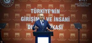Bakan Çavuşoğlu, "Türkiye'nin Girişimci ve İnsani Dış Politikası" konferansında konuştu: