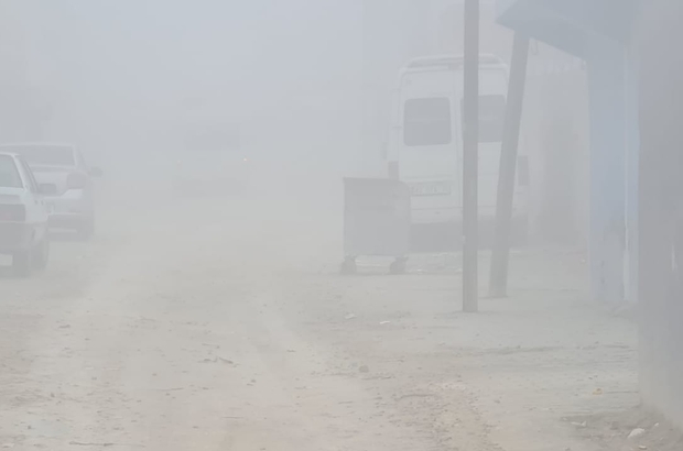 Şanlıurfa'da sis nedeniyle görüş mesafesi 20 metreye kadar düştü