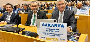 "2023 Avrupa Spor Şehri" ilan edilen Sakarya, ödülünü aldı