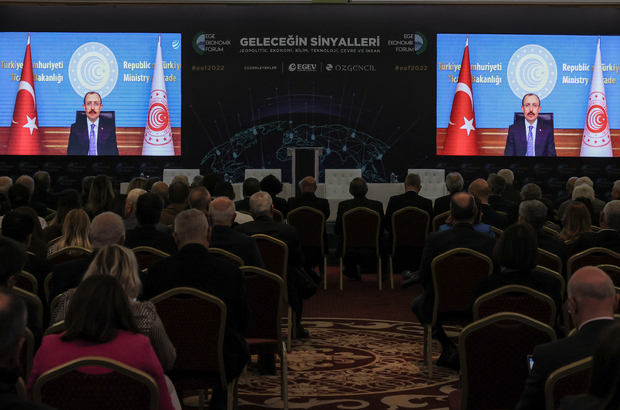 Ticaret Bakanı Muş, Ege Ekonomik Forum'a video mesaj gönderdi: