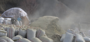 Muş'ta besicilerin kışlık yem mesaisi sürüyor