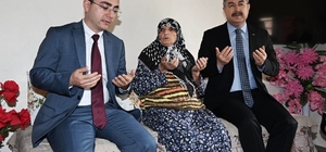 Osmaniye Valisi Erdinç Yılmaz'dan şehit ailesine ziyaret