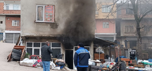 Ordu'da iş yerinde yangın hasara yol açtı