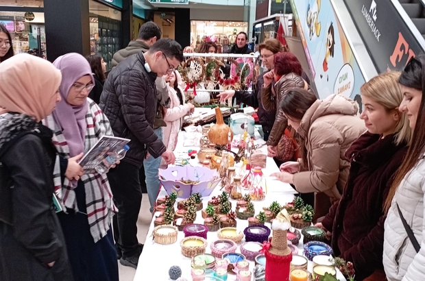 Özel Eğitim Meslek Okulu öğrencilerinin ürünleri satışa sunuldu