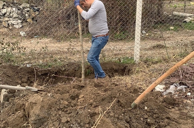 Harmancık'ta fidan dikimi yapıldı 