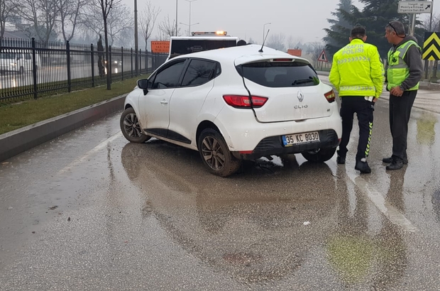 İnegöl'de tırla çarpışan otomobilin sürücüsü yaralandı