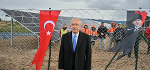 Kılıçdaroğlu, Denizli'de güneş enerji santrali açtı