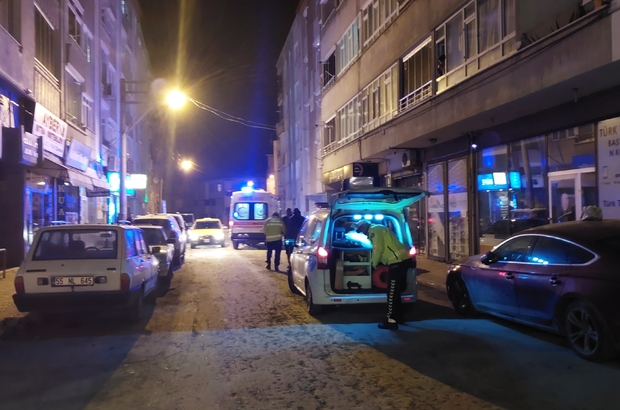 Samsun'da otomobilin çarptığı yaya yaralandı, kaçan sürücü aranıyor