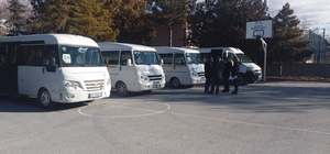 Altınekin'de okul servis araçları denetlendi