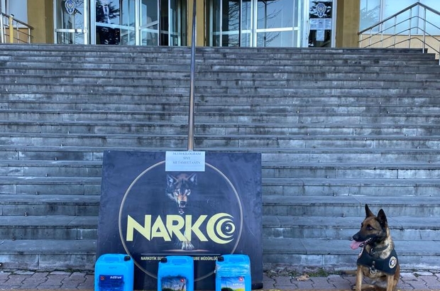 Kayseri'de 34 kilogram sıvı sentetik uyuşturucu ele geçirildi