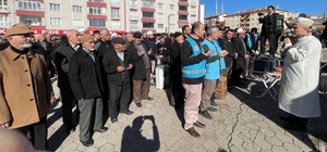 Yozgat'ın Sarıkaya ilçesinde yağmur duası yapıldı