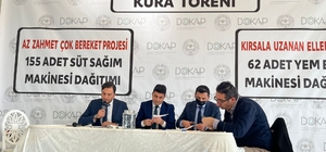 Bayburt'ta çiftçilere makine desteği sağlandı