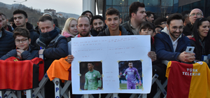 Galatasaray kafilesi, Giresun'a geldi