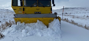 Kayseri'de kardan kapanan 111 mahalle yolu ulaşıma açıldı