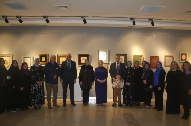 Tekirdağ'da tezhip sergisi açıldı 