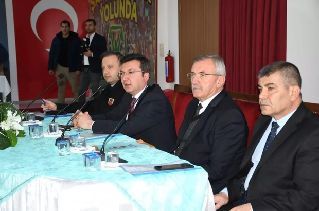 Serik Kaymakamlığı İlçe Değerlendirme toplantısı yapıldı