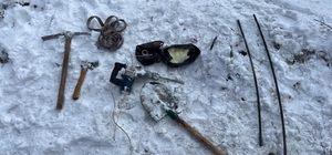 Kayseri'de izinsiz kazı yapan 4 şüpheli yakalandı