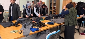 Sinop ve Amasya'da gönüllü kadınlar depremzedelere yiyecek ve giyecek hazır...