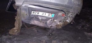 Kırşehir'de devrilen otomobildeki 2 kişi yaralandı