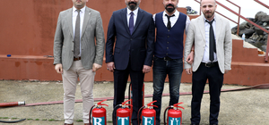 RTEÜ, atık kum midyesi kabuğundan yangın söndürücü biyolojik toz üretti