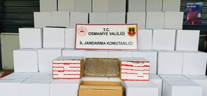 Osmaniye'de 1 milyon 296 bin makaron ele geçirildi