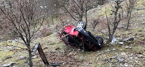 Malatya'da uçuruma devrilen otomobildeki bebek öldü