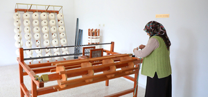 Antalya'da geleneksel gılamık dokumacılığı açılan kurslarla yaşatılıyor