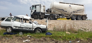 Osmaniye'de beton mikseri ile çarpışan otomobildeki 2 kişi öldü