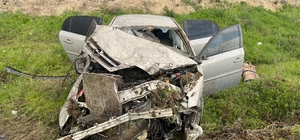 Yozgat'ta devrilen otomobildeki 7 kişi yaralandı