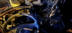 Bolu'da seyir halindeki tırda çıkan yangın söndürüldü