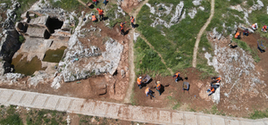 Depremi hasarsız atlatan Perre Antik Kenti'nde kazılar başladı