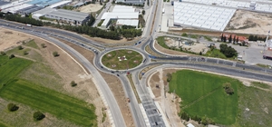 Uşak'ta Güney Çevre Yolu'nun yapımı tamamlanan bölümü trafiğe açıldı