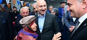 Bakan Karaismailoğlu, Hayrat ilçesinde çeşitli programlara katıldı: