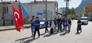 Mihalgazi ilçesinde Gençlik Yürüyüşü gerçekleştirildi