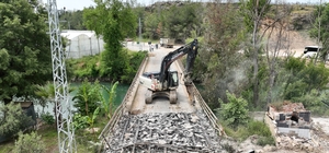 Manavgat'taki Naras Köprüsü yeniliyor