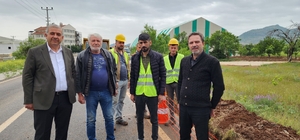 Güneysınır'da doğal gaz altyapı çalışmaları başladı