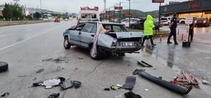 Kırıkkale'de trafik kazalarında 2 kişi yaralandı