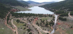 Karaağa Göleti'nin yapımı tamamlandı