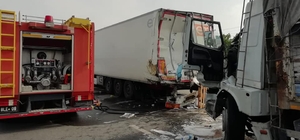 Denizli'de yaralı köpeğe yardım etmek isteyen kişi tırın çarpması sonucu öldü