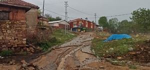 Kırıkkale'de sağanak ve dolu hayatı olumsuz etkiledi