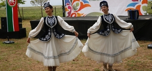 Eskişehirli Kazan Tatarları Sabantuy Festivali'nde bir araya geldi