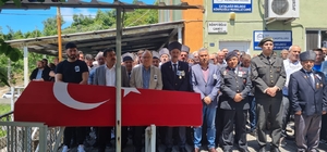 Kıbrıs gazisi memleketi Zonguldak'ta son yolculuğuna uğurlandı