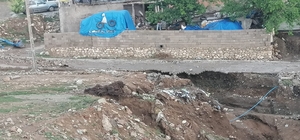 Kırıkkale'de sağanak nedeniyle dereler taştı bazı yollarda göçük oluştu