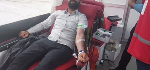 Derbent'te kan bağışı kampanyası