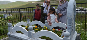 Erzurum'da terör örgütü PKK'nın dört yıl önce katlettiği amca ile yeğeni me...