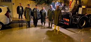 Tomarza'da sağanak etkili oldu