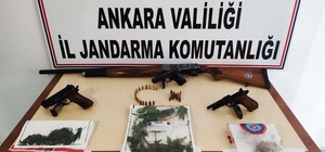 Ankara'da jandarma ekiplerince düzenlenen uyuşturucu operasyonunda 6 kişi y...