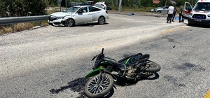 Isparta'da otomobille çarpışan motosikletin sürücüsü öldü