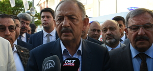 Bakan Özhaseki, Kahramanmaraş'ta bayram namazının ardından konuştu: